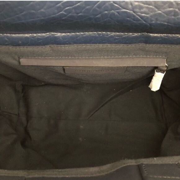 NWOT French Connection Spacious Blue Crossbody Bag Five Pockets - Picture 9 of 15